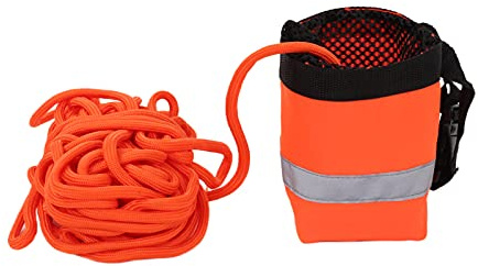 Ejoyous Wurfsack mit Seil, Wurfleine mit Sandsack Wurfseil-Tasche mit Reflektierendem Wurfseil Schwimmender Wurfleine Schwimmtasche zum Kajakfahren Bootfahren Rafting Eisfischen (15M)