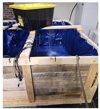 Revêtement Flexible Pour Bassin À Poissons (sans Cadre), Toile En PVC De 0,45 Mm Avec Anneaux De Traction, Réservoir De Rétention Temporaire Pour Abri De Sauvetage Aquatique, Piscine Hors Sol Pour Tor