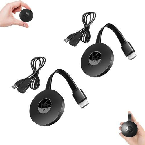 Castview TV,Wireless Screen Projector,Magic TV Box,4k WiFi Screen Mirroring Streaming for iPhone iPad Smartphones,Seurico Magic TV Box,Casting Device for TV (2 pcs)