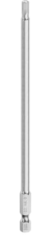 QUARKZMAN Punte per Cacciavite Chiave Esagonale 4mm (H4) Metrico 1/4 Attacco Esagonali 150mm (6) Punta Magnetica Lunghe Acciaio S2 Punta per Trapano Piatta Grado Industriale per Viti