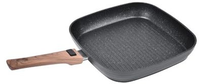 Durandal Poêle grill à steak 28 cm Légende à manche amovible - Poêle à griller antiadhésive