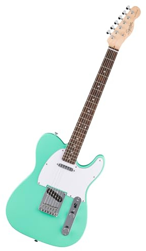 Fender Squier Debut Series Telecaster Electric Guitar, Beginner Guitar, 2-Year Warranty, Includes Free Lessons, Sea Foam Green with Satin Urethane Finish