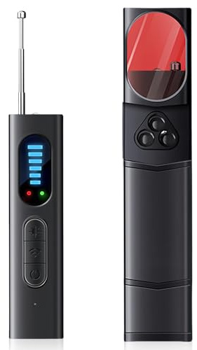 LEKEFETO Detector de insectos, 5 en 1 cámara oculta, detector de errores portátil con 5 niveles de sensibilidad, detector de cámara oculta, detector de cámara antiespía, para hotel, hogar, oficina