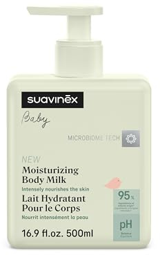 Suavinex, Shampoo Exrta Delicato per Bambini +0 M e Neonati, Non Brucia gli Occhi, Senza Lacrime, No Sapone, Adatto a Pelli Sensibili, 92% Ingredienti di Origine Naturale, con Prebiotici, 500 ml