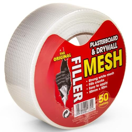 Filler Plasterboard Scrim & Drywall Mesh Jointing Tape 50m