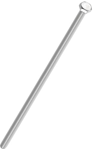 Kozelo 3 Stk Sechskantschrauben - [M6-1x200] 304 Edelstahl Grad A2-70 Sechskantschraube Vollgewinde Sechskantkopf Maschinenschrauben Rechtsgewinde Externes Sechskantantrieb Silber