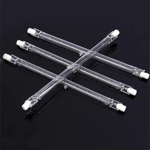 UGEFKMQ 5PC R7S 1500W 254MM Halogenlampen T3 JType 230V R7S 254MM 1000W Halogen Leuchtmittel für Arbeitssicherheit Landschaftsleuchten Warmweiß 2000W