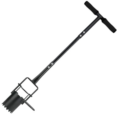 Plantoir À Bulbes - Long Manche Ergonomique pour Transplantation Jardinage - Outil Portable en Acier Multi-Usage avec Précision Ergonomique pour Jardinage et Entretien de Pelouse