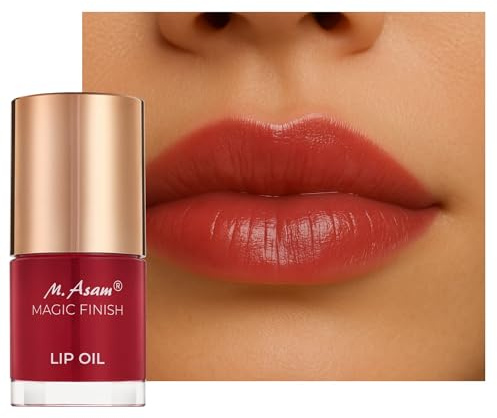 M. Asam Magic Finish Lip Oil Cherry Juice (6ml) | Lippenöl Für Gepflegte, Glänzende Lippen, Spendet Feuchtigkeit & Volumen, Leichte Textur Mit Glanz-Finish & Hyaluron
