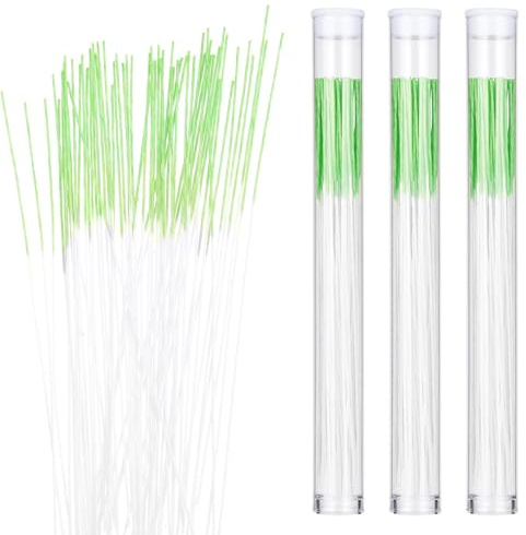 Lot de 180 fils de nettoyage pour trous d'oreille verts pour femmes et hommes - Fil de nettoyage jetable - Pour les oreilles et les trous de boucles d'oreilles