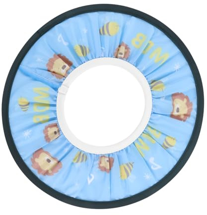 TOGEVAL Duschhaube mit Ohren und Augenschutz Verstellbar aus Leichtem Material für Babys Badehut Schutz Beim Haarewaschen Bath Safety