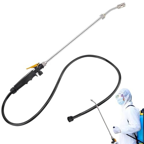 pulverizadora telescópica de jardín – Pulverizador de agua de mano de acero inoxidable, herramienta ajustable | de riego para flores, patio, césped, verduras, equipo de jardinería