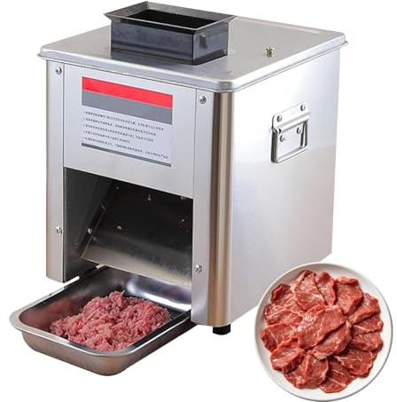 KRYANFEN Affettatrice Professionale Lame Regolabili 2.5-15mm, Base Stabile Antiscivolo, per Cucine Domestiche E Locali Commerciali BladeSpacing2.5mm