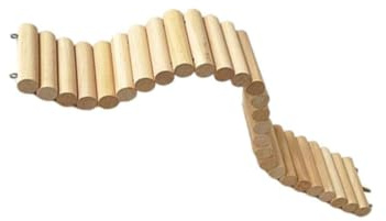 MUXZSIZ Pont d'escalade et Plateforme de balançoire pour Petits Animaux, | pour encourager le jeu et l'exploration. Accessoires pour balançoire pour souris et écureuils, répondant à l'instinct de