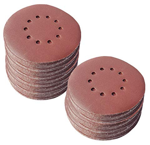 KLETT BOHRFUX Lot de 50 disques abrasifs Ø 225 mm avec 10 trous Grain P180