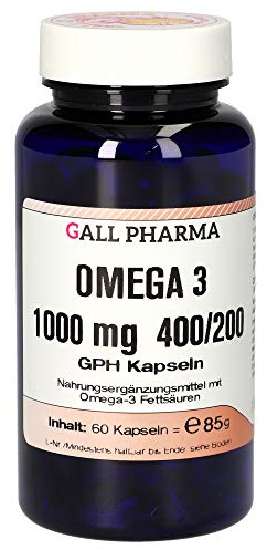 Gall Pharma Omega 3 1000mg 400/200 GPH Kapseln, 60 Kapseln