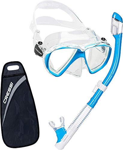 Cressi Set Ranger & TAO Dry Clear/Light Blue