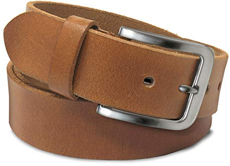 ROYALZ Vintage Damen Ledergürtel braun 100 cm Lang 38 mm Breit Büffel-Leder Frauen Gürtel für Jeans Anzug