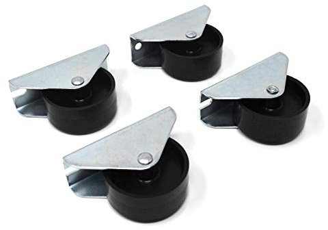 Design61 4x Kastenbockrolle Möbelrolle Möbelrollen Rolle 67 x 24,5mm