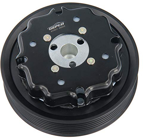 GEPCO Klimakompressor Magnetkupplung Riemenscheibe Kompatibel mit FIAT Grande Punto Opel Corsa D S07 Alfa Romeo Mito 955