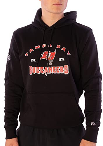 New Era Hoodie - NFL MBA MLB - Kapuzenpullover - Football Basketball Baseball - Limited Edition (Tampa Bay Buccaneers Black, M)