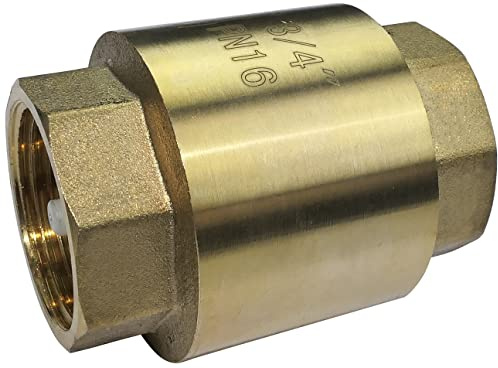 AERZETIX - Clapet Anti-Retour Universel PN16-3/4'' Pouces - Filetage Femelle-Femelle - Vanne Non Retour - en Laiton - C53446