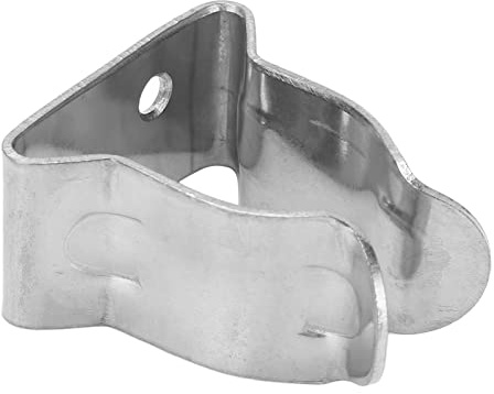 aqxreight Bootshaken-Federklemme, Edelstahl-Federklemmen, Halterung, Clip, Verstellbare Federklemme für Boote, Yachten, Kanus (2938S)