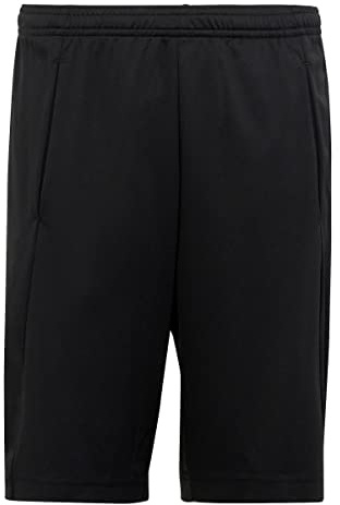 adidas Unisex niños Train Essentials AEROREADY Logo Regular-Fit Shorts, Black / White, 11-12 Years
