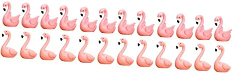 YARNOW 3 Sets Flamingo Crafts PVC Miniatur Flamingo Figuren Kuchen Dekorationen Ornament Für Landschaft 16 Stück * 3