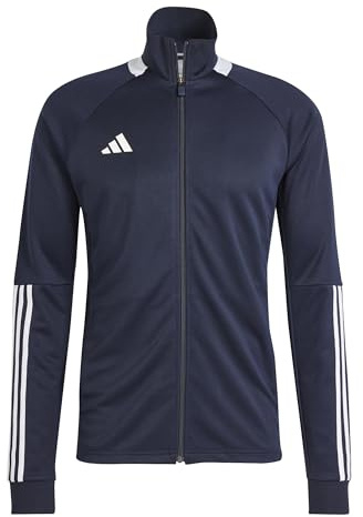 adidas Men's Sereno Cut 3-Stripes Slim Track Jacket, Ink/White, Medium