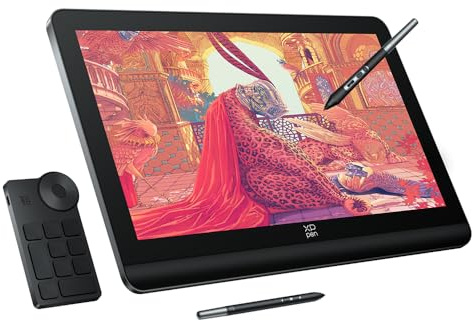 XPPen Artist Pro 19 Gen2 Tableta Gráfica con Pantalla 4K con 2 Lápiz 16K Niveles de Presisón, Tableta Dibujo Digital Profesional 18.4 Pulgadas Compltamente Laminada 156% sRGB con ACK05 Mini Teclado