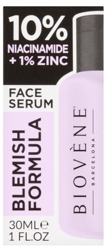 Biovene Blemish 10% Niacinamide + 1% Zinc Facial Serum Treatment 30ml