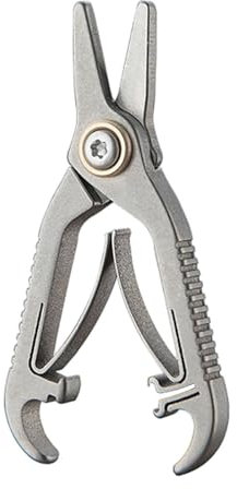 Sharplace Ciseaux à poils de nez en alliage de titane, tondeuse à barbe manuelle, outil de beauté de maquillage pratique et Portable, Mini ciseaux