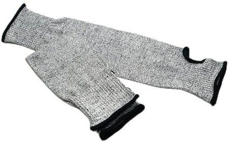 Guantes Anticorte, Manga de brazo resistente a cortes HPPE de nivel 5 Cubierta de manga de brazo de protección de trabajo antipinchazos Guantes de trabajo de seguridad anticortes Guantes de trabajo de