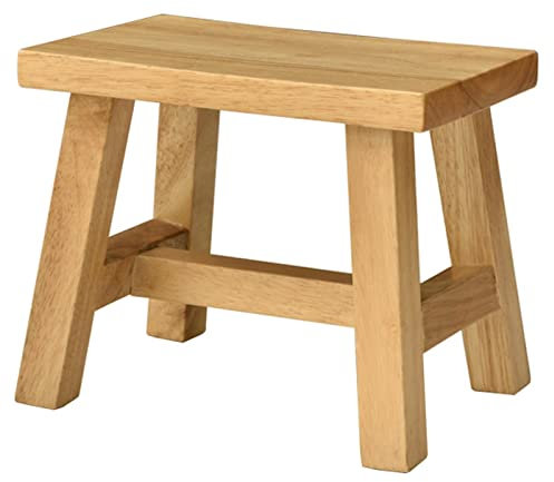 Rutschfeste Holz-Duschbank für Erwachsene und ältere Menschen, wasserdichter Badezimmerhocker und Spa-Stuhl, stilvoller Badewannensitz für Wohnzimmer, Schlafzimmer, Küche (27 x 22 x 26 cm)