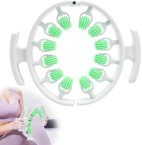 Cellulite Massagegerät gegen Lipödem, Manuelles Anti-Cellulite Gerät mit Rollen, Cellulite Roller für Oberschenkel & Beine, Massagegerät für Beine & Po, Effektiv gegen Cellulite & Lymphdrainage (Grün)