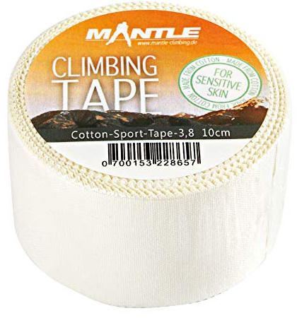 Mantle Fingertape 3,8cm x 10m 1 Rolle weiß Klettern Bouldern Kampfsport Volleyball Handball Basketball Kraftsport Sporttape