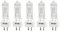 Pyxelstudio Halogenglühlampe Halogenlampen Warmweiss Fresnel Tungsten Video Dauerlich Halogen Glühbirne 500W 3200K 230V GY9.5 Pack 5