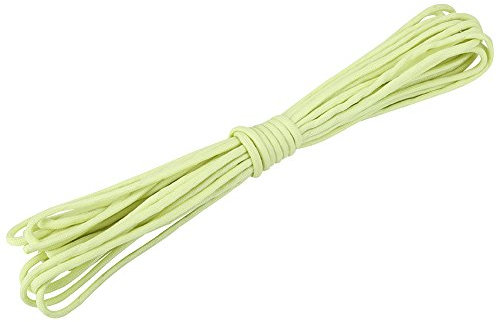 Dwawoo 5 Farbiges Outdoor Seil,10 m Bündel, Starker Zug, Haltbar, Leuchtet im Dunkeln(Gelb) Cordrope Fallschirm Cordrope Fallschirm Leuchtschnur Leuchtschnur Tabletcomputer Fallschirm