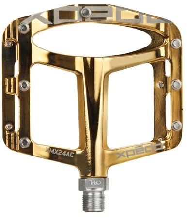 Xpedo SPRY+ Goldslick Pedal, 9/16 Zoll, Plattform, Fahrradpedale, XMX24AC goldslick