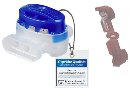 G greengrass tools Kabelverbinder für Mähroboter Begrenzungsdraht Reparatur wasserdicht, Anschluss Klemmen Ersatz für Rasenroboter kompatibel mit Husqvarna Automower Gardena Worx, Inhalt:15x314+5x951