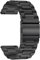 TStrap Uhrenarmband aus Metall 18mm - Schwarz Uhrenarmbänder mit Schnellverschluss für Herren und Damen - Smartwatch Armband aus Gebürstetem Massivem Edelstahl Ersatzband - 16mm 18mm 20mm 22mm