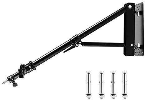 Selens Dreieck Wandmontage Auslegerarm 130cm, Triangle Boom Arm 180° Flexible Rotation Camera Wall Mount Galgen für Fotografie Fotostudio Ringlicht Softbox Regenschirm Reflektor Monolight Blitzlicht