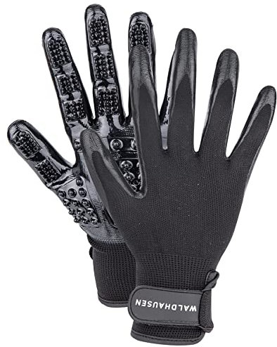 WALDHAUSEN Putz & Pflegehandschuh, L, schwarz