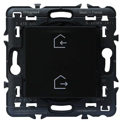 VALENA NEXT 741861L | Commande générale ENTRER/SORTIR sans fil sans batterie, dark with Netatmo