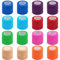Clooflar 16 Rouleaux Bandage Autoadhésif Cohésifs Bande Cohesive pour Les Humains Et Les Animaux, Strap Sport pour Poignets Cheville Mains Pieds