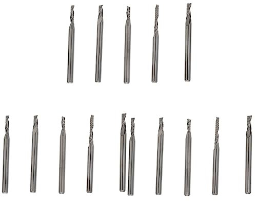 SOLUSTRE 3sätze Teiliges Cnc Fräser Aus Hartmetall Für Präzises Gravieren Und Schneiden Dichteplatten Langlebig Und Effizient Mit Verbesserter Spanabfuhr Für Optimale Ergebnisse
