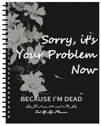 Cuaderno de información importante, cuaderno organizador de información personal,Planificador en espiral para organizar información personal | Novel Binder Arreglos finales guiados Plan de entierro