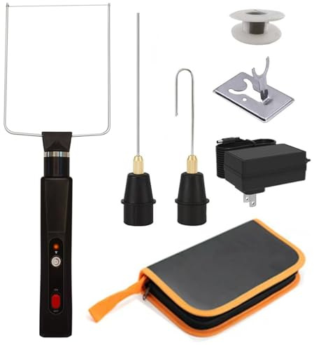 Aolawco Elektrischer Styroporschneider,3-in-1 Schaumstoffschneider | mit 3 Nichrom Klingen und 10 m Ersatz-Heizdraht,Styroporschneider Heißdrahtschneider zum Schneiden von Styropormaterialien