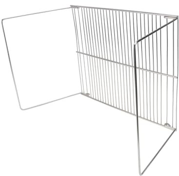 Toddmomy Praktischer Camping Grillhalter aus Robustem Edelstahl Kompakt und Stabil für Picknick Feuerstelle und Gartengrill Silberfarben und Langlebig